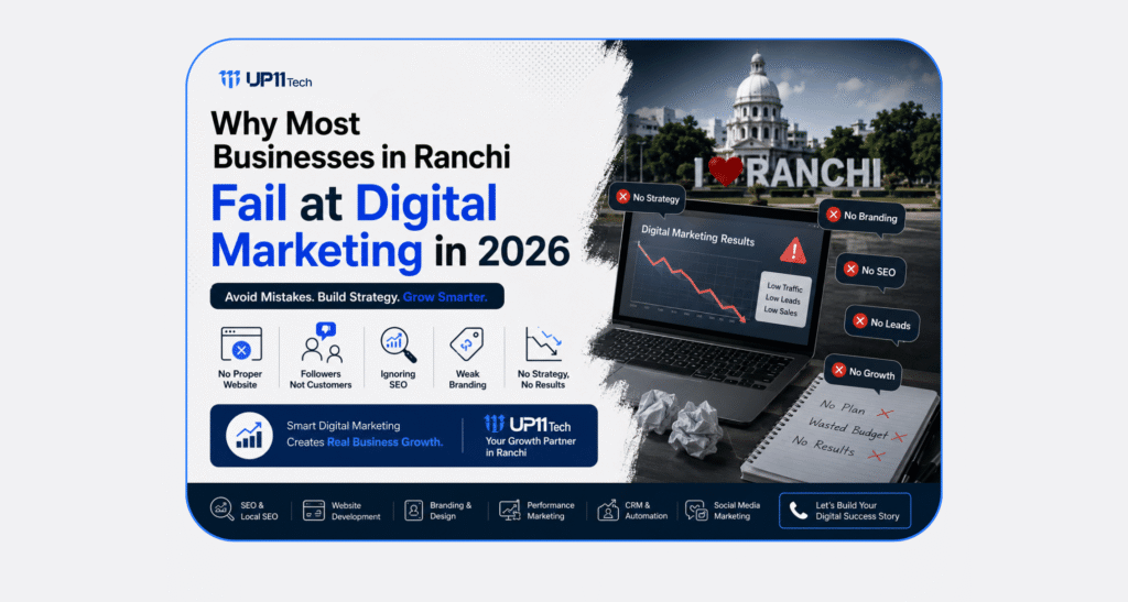 Why Most Businesses in Ranchi Fail at Digital Marketing in 2026